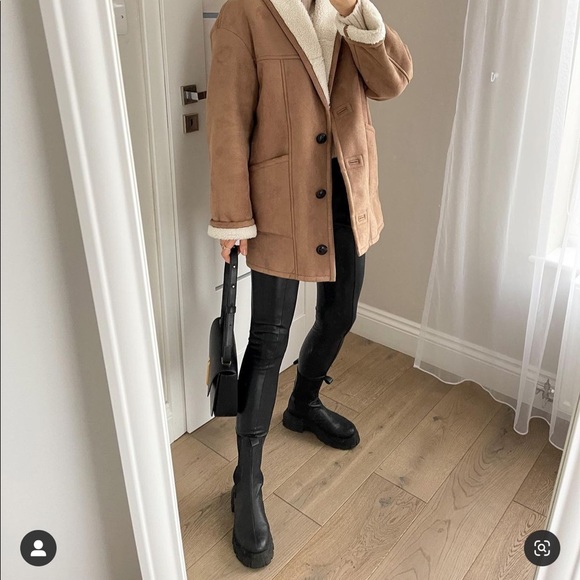 Zara faux leather leggings bloggers fav - Picture 10 of 16